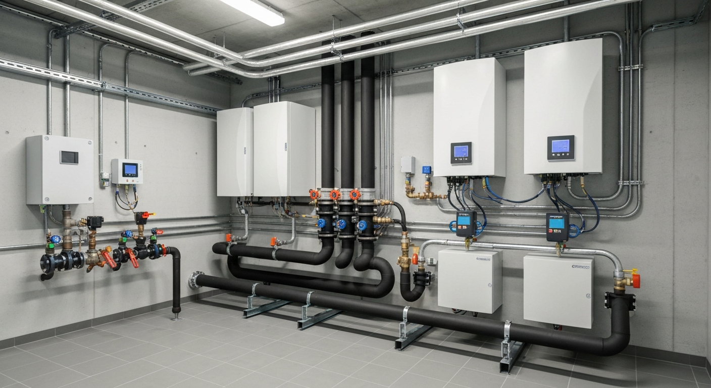 AVM24: Automatyka HVAC i inteligentne sterowanie ogrzewaniem w nowoczesnej kotłowni Warszawa.