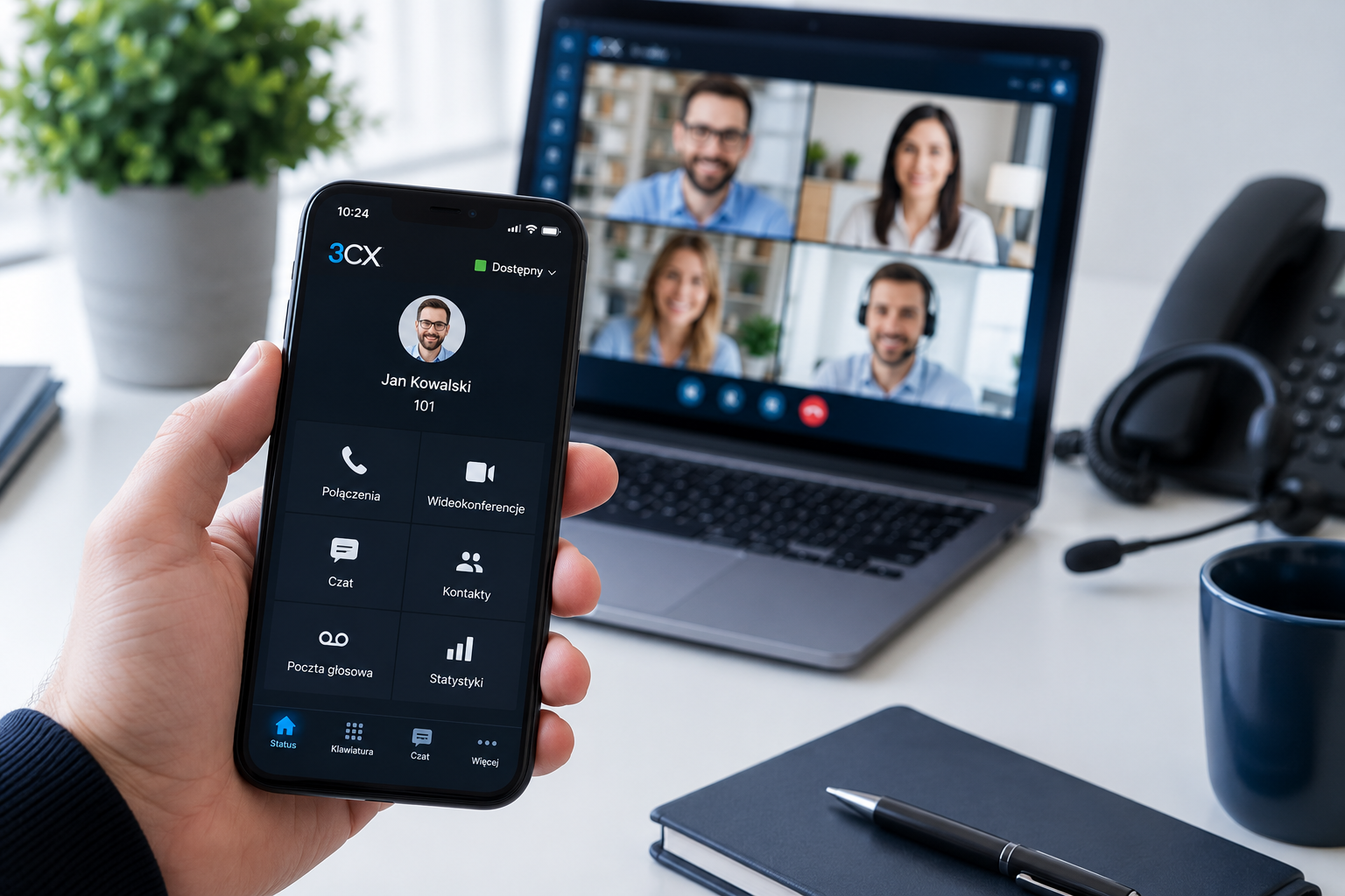 Zaawansowane funkcje call center i raportowanie w 3CX