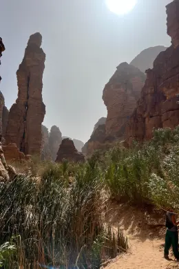Essendilene, Wyprawa na Saharę, Algieria
