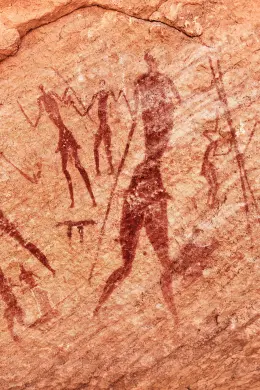 Prehistoryczne rysunki naskalne, Tassili, wycieczka na Saharę, Algieria