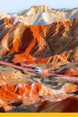 Góry Tęczowe, atrakcja wycieczki do Chin.
