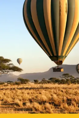 Safari balonem, Serengeti, wycieczka do Tanzanii