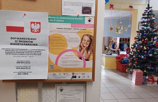 rozpoczęto badania przesiewowe wzroku w kieleckich przedszkolach