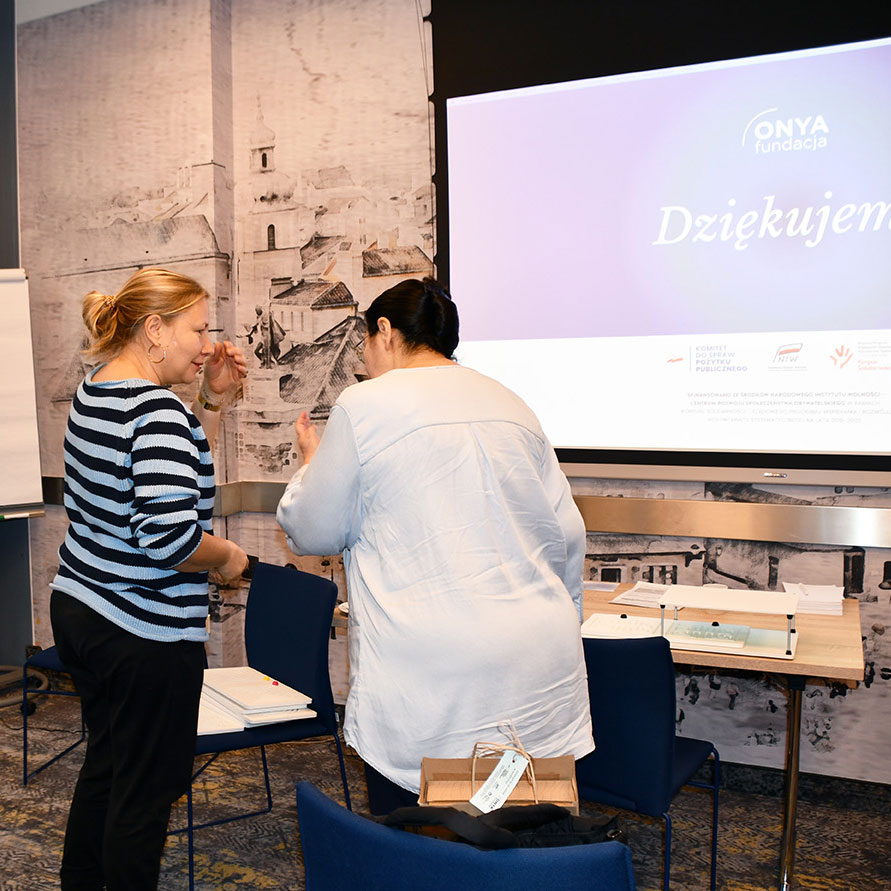 po konferencji wspólny czas na kawę, herbatę i rozmowy