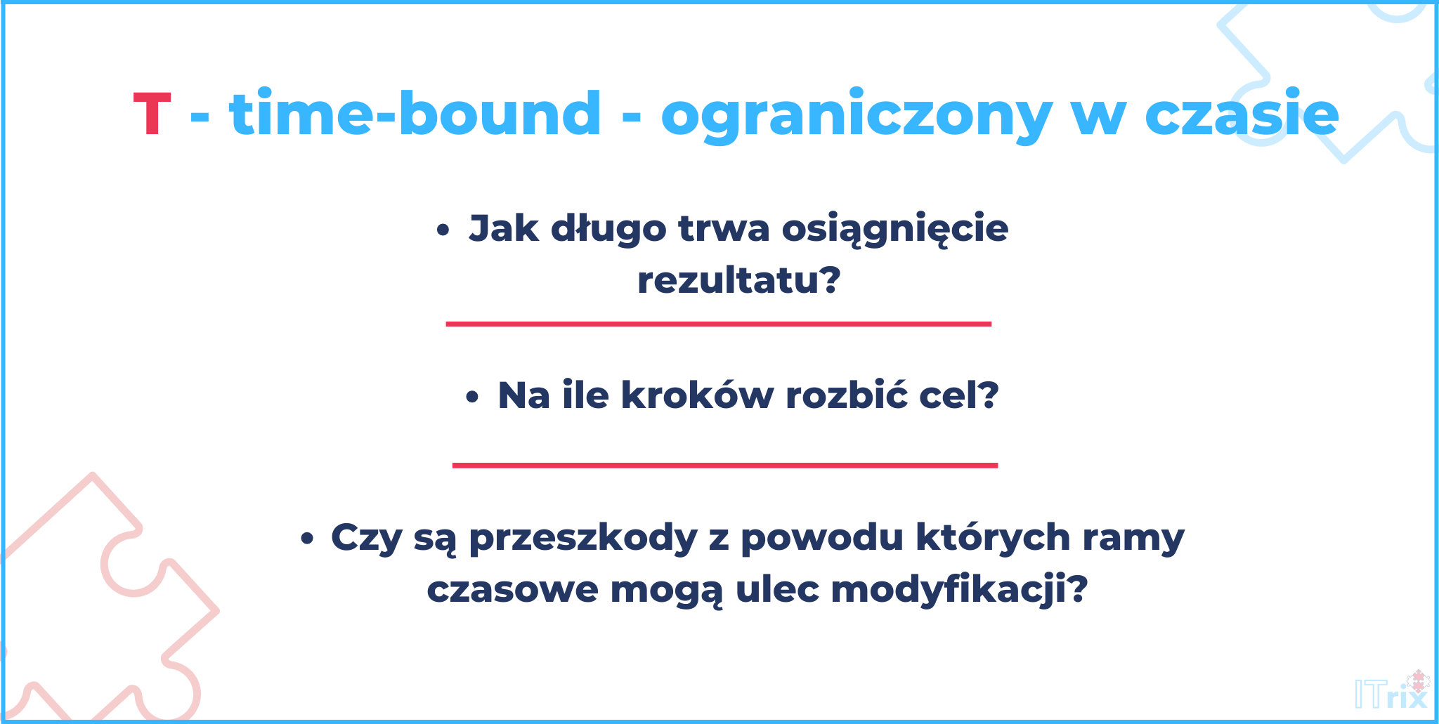 Metoda SMART - Proces Wyznaczania Celów W Firmie. Blog ITrix