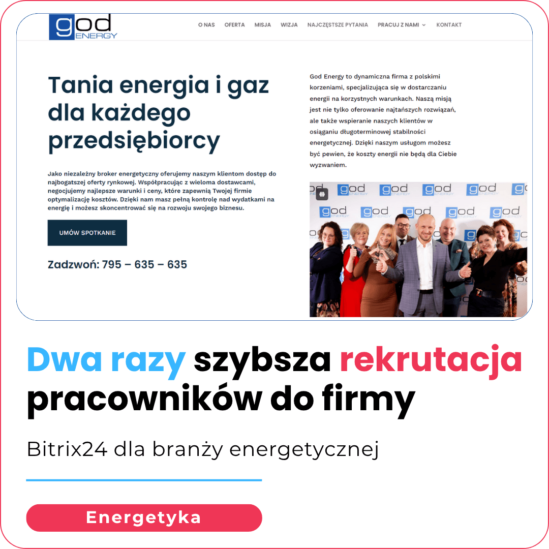 ITrix Case Study - branża energetyczna God Energy