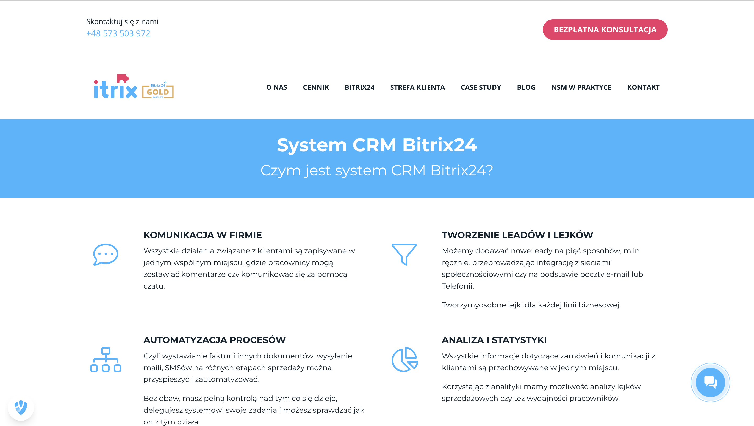 CRM Bitrix24 | Darmowy system CRM po polsku | ITrix