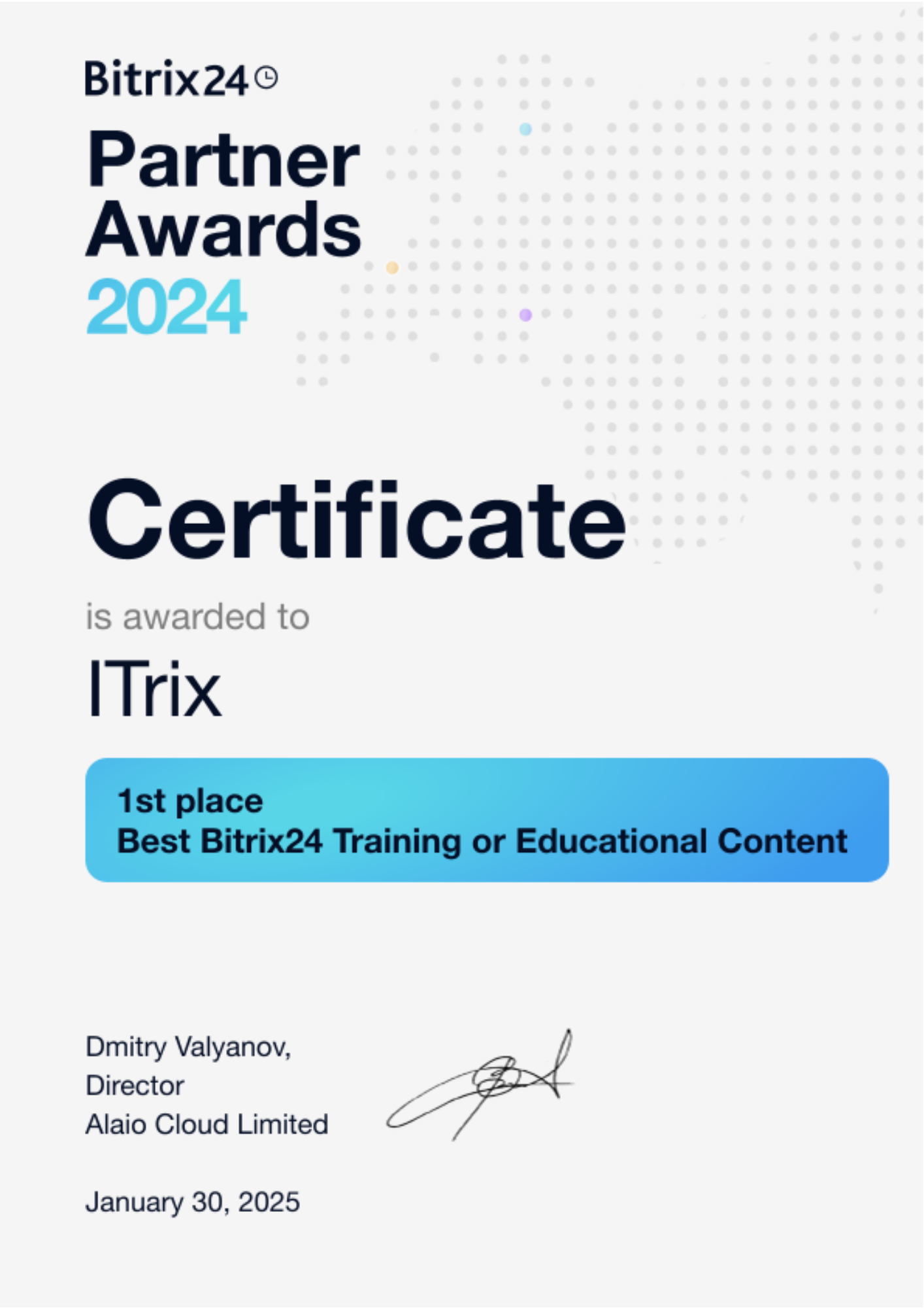 kurs Bitrix24 - ITrix