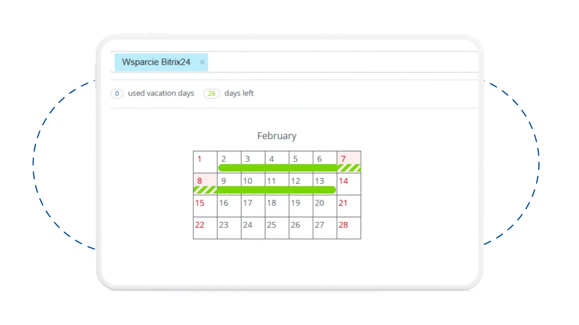 Kalendarz nieobecności