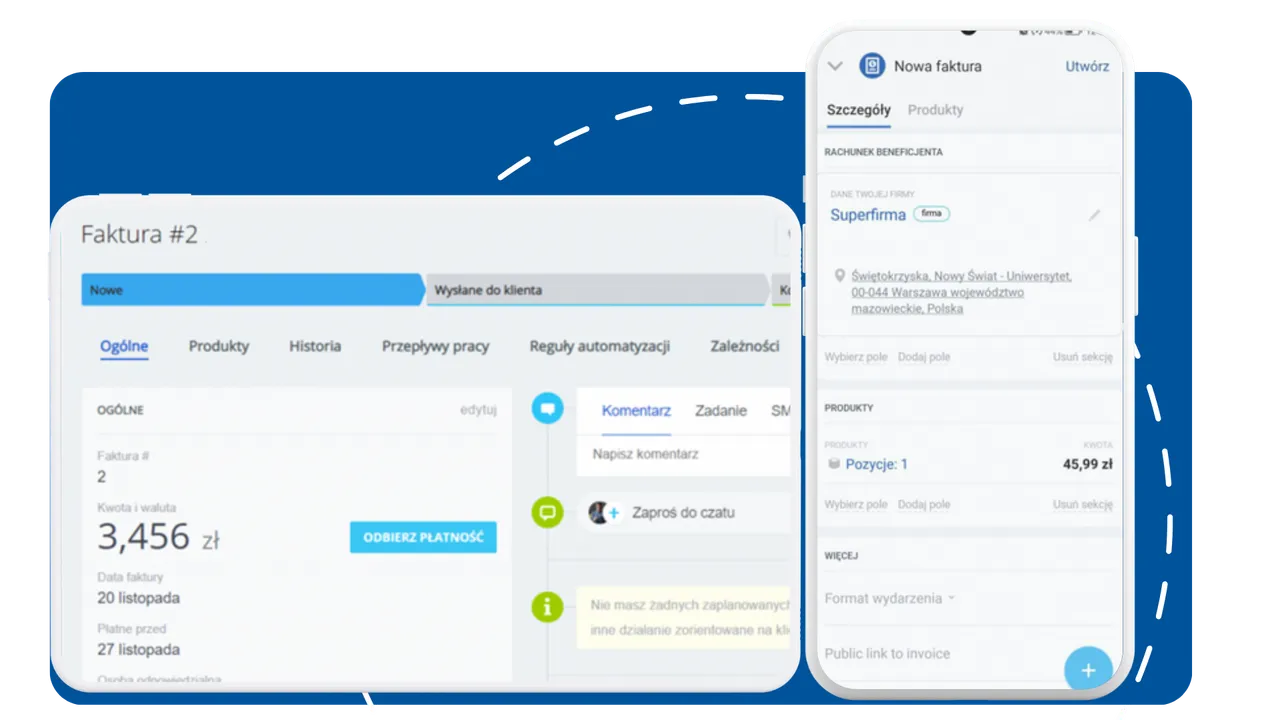 Faktury i płatności Bitrix24