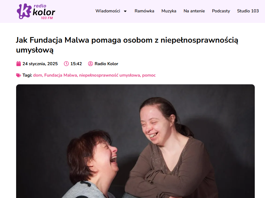 fundacja Malwa niepełnosprawność