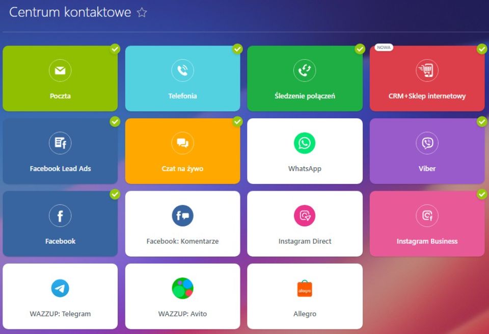 Centrum kontaktowe Bitrix24 z Allegro